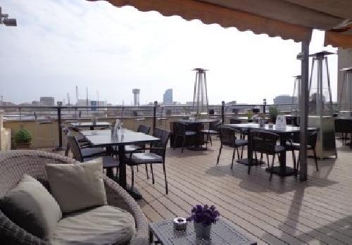 The rooftop terrace bar and pool provide an astonishing view of the city as well as the port, and your lovely room looks out onto the harbor.