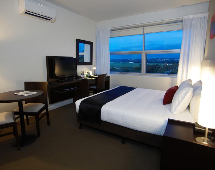 This purpose built property is a great alternative to a traditional hotel room, with dedicated on-site reception and check-in, daily housekeeping (limited service on Sundays and Public Holidays)