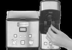 Never immerse the Coffeemaker in water or other liquids. The housing and other external components may be cleaned with a soapy, damp, nonabrasive cloth. 2.