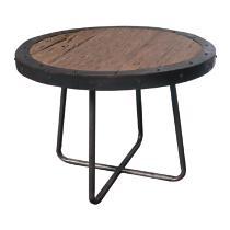 - side table Mixed wood weathered black