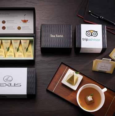 THE GIFT OF TEA Treat your best people the ones who make your business thrive to an exceptional tea experience.