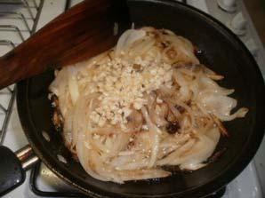 Remove the end pieces and cut the garlic cloves into