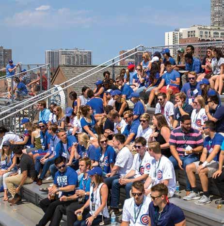 The Wrigley Rooftops are perfect for groups of all sizes offering authentic charm and club-level