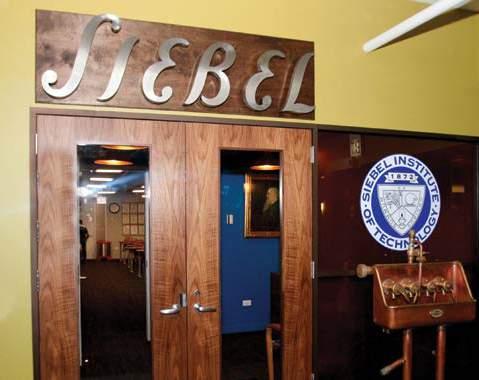 SIEBEL INSTITUTE THE SIEBEL INSTITUTE OF TECHNOLOGY IS AN INTERNATIONALLY RECOGNIZED BREWING INDUSTRY EDUCATION AND SERVICE PROVIDER.