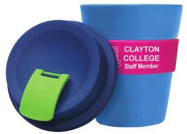 red, dk & lt green, orange, white, teal, pink, purple or grey (please select) of the silicon sleeve Glass Cup 2 Go