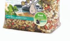oat snacks (cereals [oats 50%], plant protein extract, sugar, minerals, vegetables, vegetable by-products)