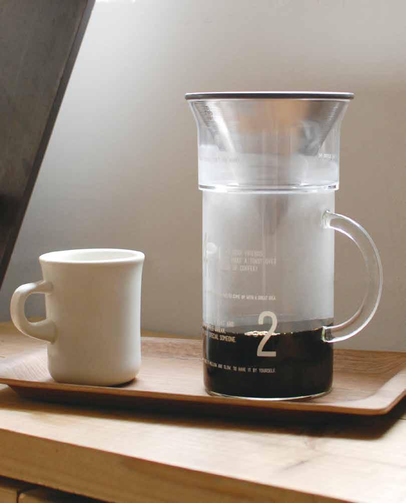 with your favorite mug to enjoy fresh coffee brewed