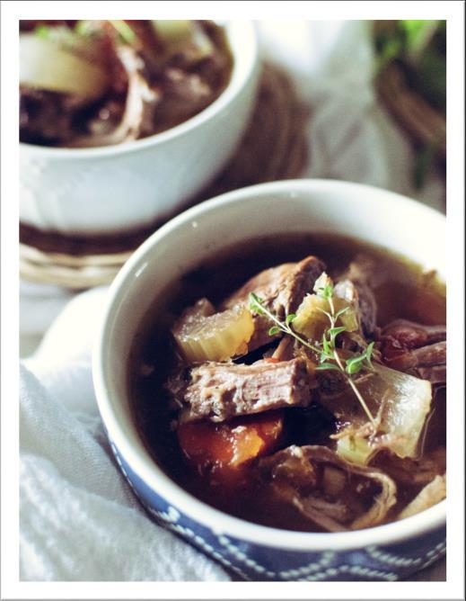 Slow Cooker Beef Stew Prep time: 5 min Cook time: 7 hours min Serves: 6 When life is a little too crazy and I just need to slow down a bit, I pull out my slow cooker, throw in some veggies and meat,