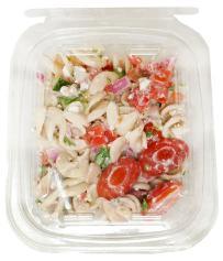 PAGE 27 COMPOSED SALADS FUSION PASTA COMPOSED SALAD Item #: 8064 Pack Size: 3 x 130g Shelf Life: 4 days tender gemelli pasta with mixed vegetables, edamame and cilantro, tossed in tangy lime juice