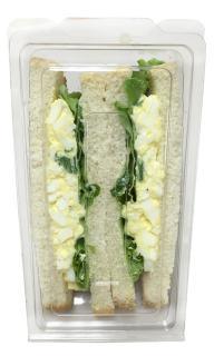 PAGE 3 TRADITIONAL SANDWICHES EGG SALAD WHITE WEDGE SANDWICH Item #: 5302 Pack