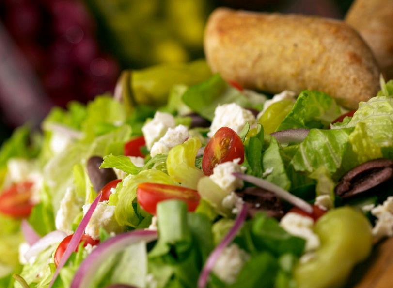 Salad dressings include: Caesar, Ranch, Balsamic. Served with HGI oatmeal and cranberry bars for dessert. ADD TORTILLA, CLAM CHOWDER, CHICKEN NOODLE, OR MINESTRONE SOUP $4.