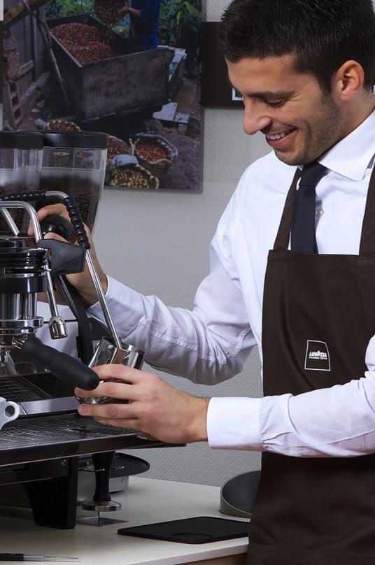 TRAINING AND SERVICE Lavazza has 42 training centers worldwide dedicated to the perfection of coffee making.