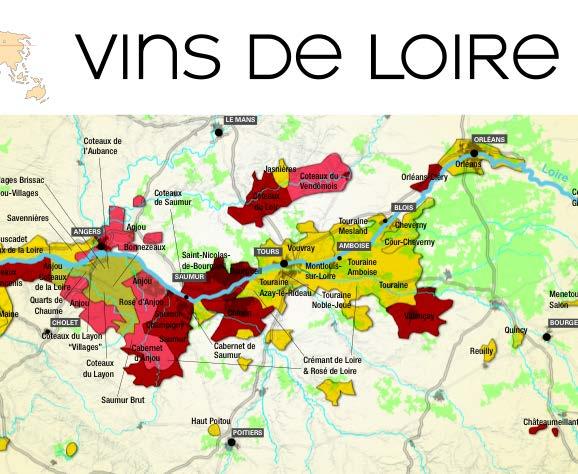 FLIGHT #2 LOIRE VALLEY CHENIN BLANC Loire valley is a large and very traditional wine region.