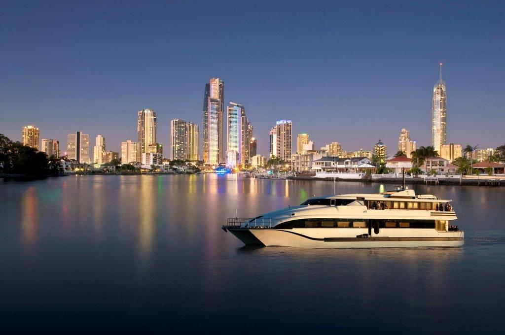 Special Events Cruising the beautiful, calm Gold Coast Broadwater Can you imagine a more stunning venue for your special occasion, corporate event or celebration than cruising the beautiful, calm