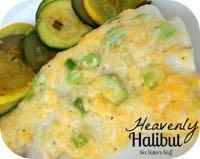 DAY 3 STANDARD PLAN- HEAVENLY HALIBUT M A I N D I S H Serves: 6 Prep Time: 15 Minutes Cook Time: 10 Minutes 3/4 cup shredded mozzarella cheese 3 Tablespoons butter (softened) 3 Tablespoons mayonnaise