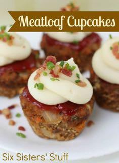 DAY 4 MEATLOAF CUPCAKES M A I N D I S H Serves: 12 Prep Time: 15 Minutes Cook Time: 25 Minutes 1 Tablespoon olive oil 1 onion (finely diced) 1/2 cup carrots (finely diced) 1/2 cup celery (finely