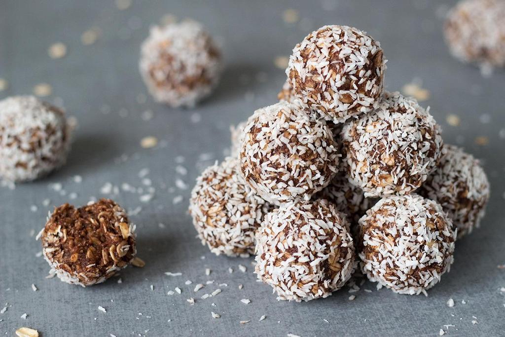 3 MARSHMALLOW TOFFEE BALLS DEEANN HOTTE SERVES: 24 READY IN: 10 MINS 3 macintosh toffee bars ½ cup condensed milk ½ cup magarine 24 large marshmallows 4 cups Rice Krispies Over low heat, melt the