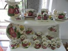 A large selection of "Belle Fiore" comprising 1 cake plate, 17 coffee cups and saucers, 3