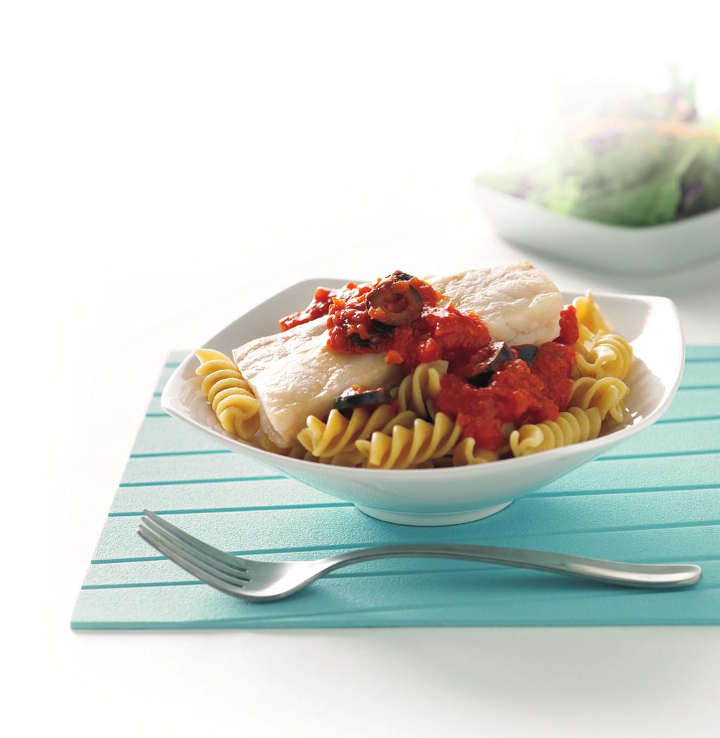 Alaska Pollock Italiano Yield: 8 Servings (One Serving = 2 Meat/Meat Alternate, ½ cup Fruit/Vegetable, 1 Grains/Breads 8 Servings Once-frozen, 8 portion (2.