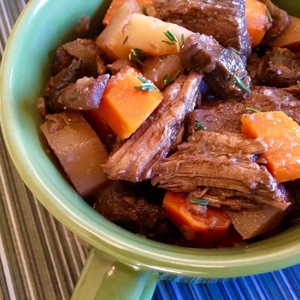 Hearty Delicious Classic Beef Stew This hearty beef stew features plenty of delicious, gardenfresh herbs and vegetables, so it s a great
