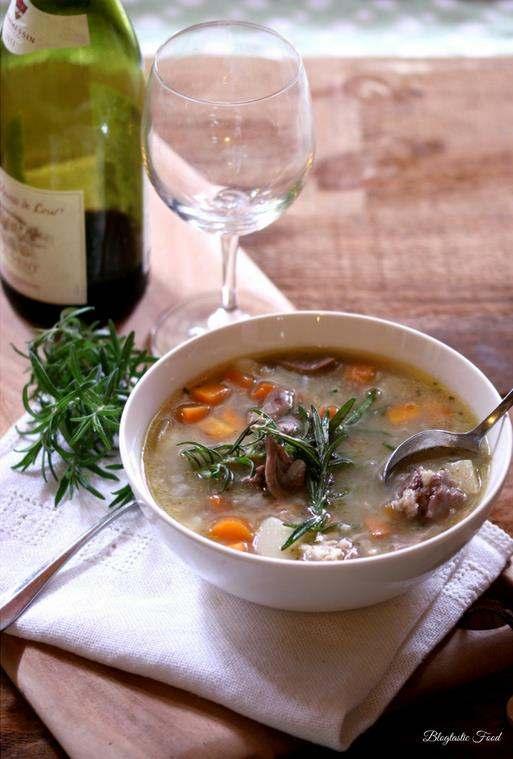 The perfect soup on a cold winter s day. Feel free to use lamb stock for this recipe but I find it makes it a little bit too rich. Hope you enjoy.