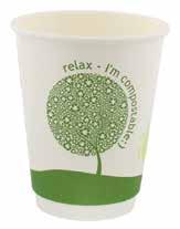 90 12OZ LEAF COMPOSTABLE DOUBLE WALL CUP 1 x 500 CODE:750008 12OZ / 16OZ COMPOSTABLE LID 1 x 1000 CODE:750011 37.39 49.