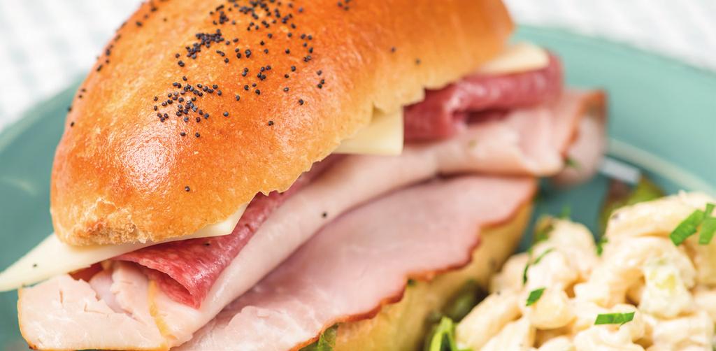DELI MEAT MEDLEY SUB WITH SEEDS WHOLE GRAIN MINI SUB ROLL DOUGH Popular for a reason. This 2.4 oz roll dough contains 51% (16 g) whole grains.