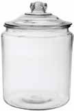 GLASS JARS HERITAGE HILL CANISTER ( 1 / 2 GALLON) HERITAGE HILL CANISTER JAR (3 QUART) HERITAGE HILL CANISTER (1 GALLON) HERITAGE HILL CANISTER (2 GALLON) 77916 076440855456 77917 076440698329 77901