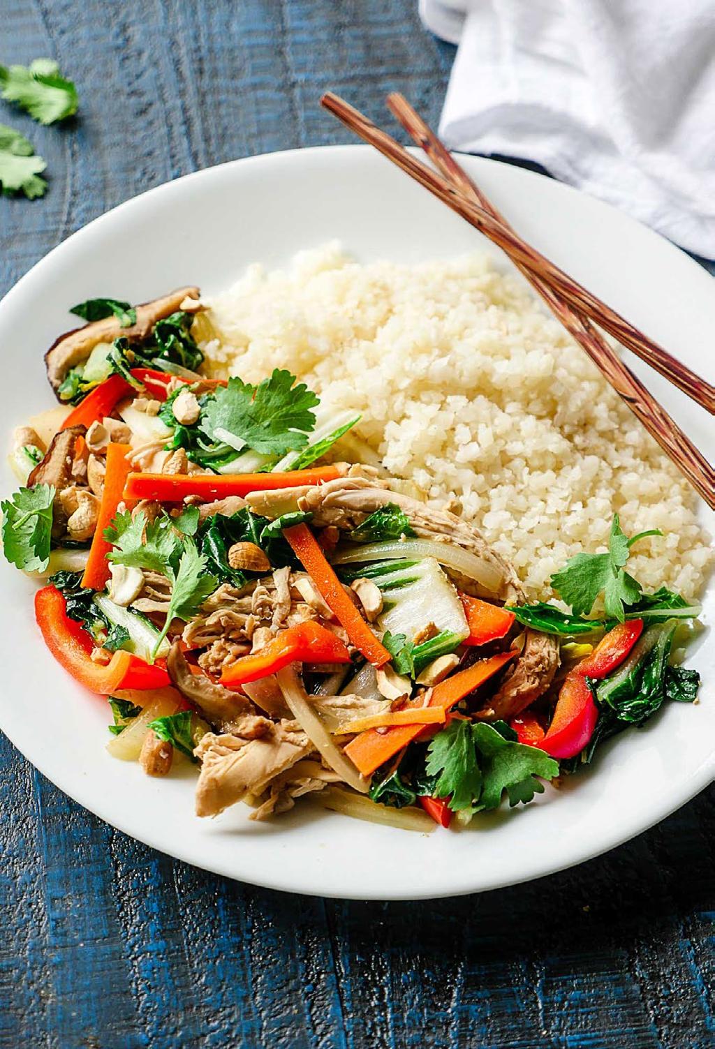 Chicken Stir-fry with Shiitakes and Bok Choy Directions: Heat the coconut oil in a large wok or skillet over high heat. It tough to beat stir-fries when it comes to quick meals.
