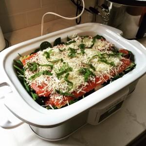 Crock Pot Vegetarian Lasagna I love lasagna! Anytime you can combine everything into one dish and it hits pretty much every food group, then I m a happy girl.