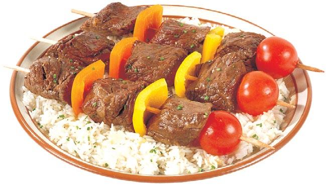 Grill Ready Beef Sirloin Shish Kabobs With Veggies Marinated or