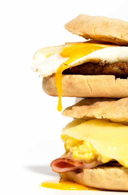 Eggcellent Choices Egg Sandwiches - $6.50 /pp choice of bacon, turkey bacon, sausage or ham & cheese for wraps, add $0.75 per person Egg Breakfast Platters - $9.