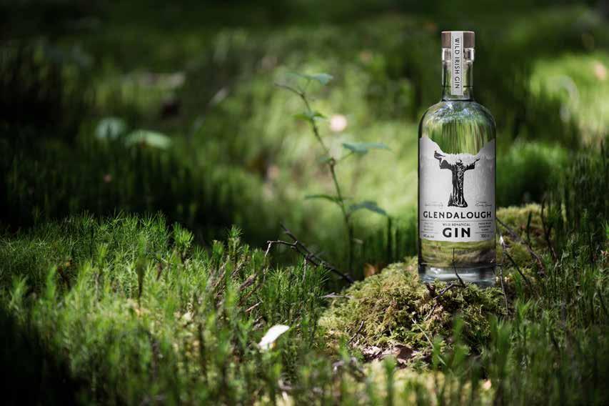 GLENDALOUGH GIN made from the wild This is a labor intensive, thoughtfully-crafted, small batch spirit that captures the true essence of Glendalough.