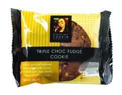 The premium cookie range is now baked in the UK to help reduce the carbon foot print of each cookie.