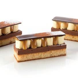 04 Maxi Quenelle Mascarpone, B33.21 Caramel Piping and B33.