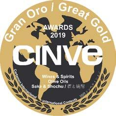 Gran Premio CINVE 2019 Gran Oro acknowledgments (by unanimous decision of the