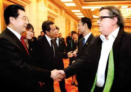 2010 official visit in Shanghai, chinese President Hu Jintao, 2010,