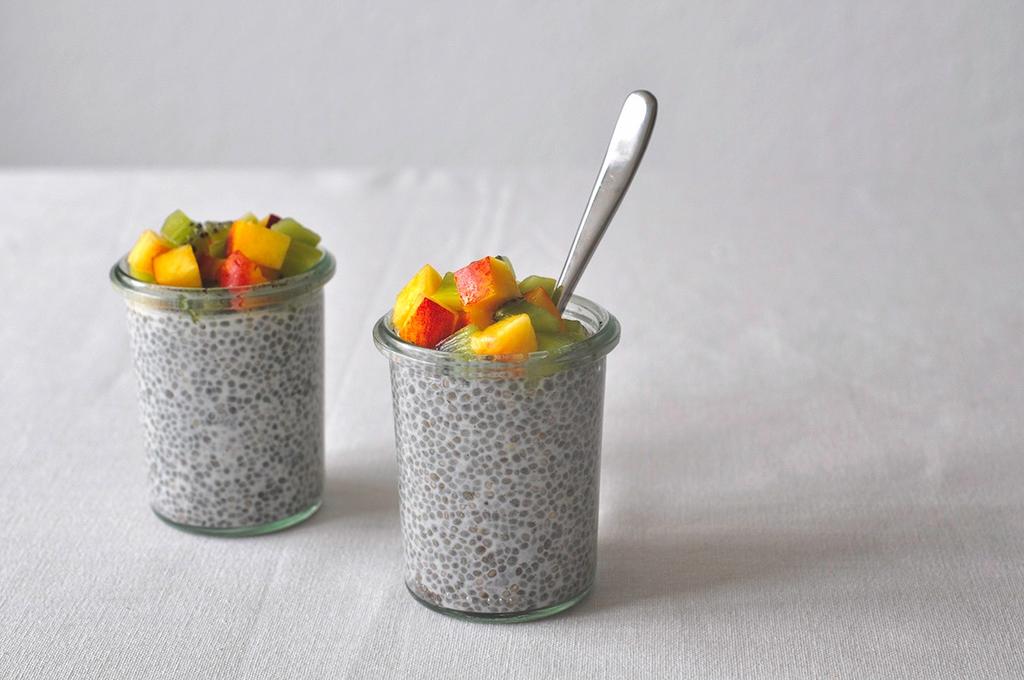 Cleansing Chia Pudding Makes 1 Portion / Takes 5 Minutes raw, vegan, glutenfree INGREDIENTS - 3 tbsp of chia seeds - 200 ml (7 fl oz/0.8 cup) plant-based milk of choice (almond, rice, coconut, etc.