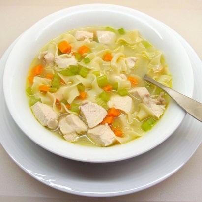 Bellybutton Soup This recipe can be adapted to be vegetarian if desired. Save the leftovers for another meal.