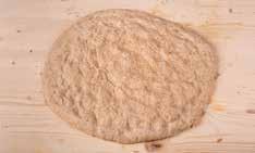 The sourdough base is prepared with large amounts of water and undergoes a full 24 hours of