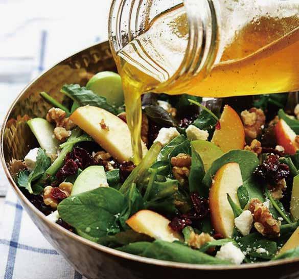 Apple Cranberry Walnut Salad Recommended Tool SAVORLIVING Stainless Steel 12 Blade Apple slicer Ingredients Produce 1 Apple, red (Sliced) 1 Apple, green (Sliced) 1/3 cup Cranberries, dried Condiments