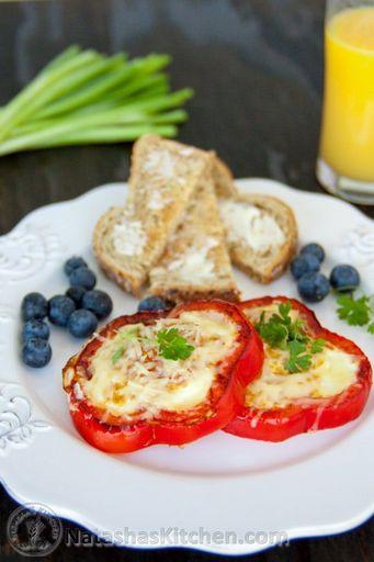 Bell Pepper Egg-in-a-hole Source: natashaskitchen.