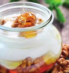 > Authentic Greek yoghurt Greek yoghurt is made using traditional straining techniques TO produce naturally thick,