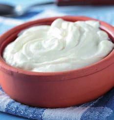 Authentic Greek yoghurt is a yoghurt which has been strained in a linen bag to remove the water and whey, giving a