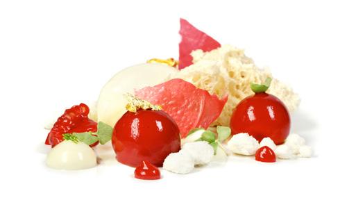 wild berries with LIMA and coconut white Chocolate Mousse 35% Sosa Promousse (672207) Pastry Ideale Sheet Gelatin, Gold (018040) White Chocolate Whipped Cream 125 g 35 g 8.