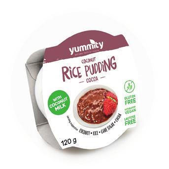 Full of coconut flavor: rice puddings in a variety of flavors are a