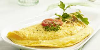 sliced Toast Eggs Omelet with your choice of filling: Mushroom/ Cheese/ Chicken Ham/ Onion accompanied
