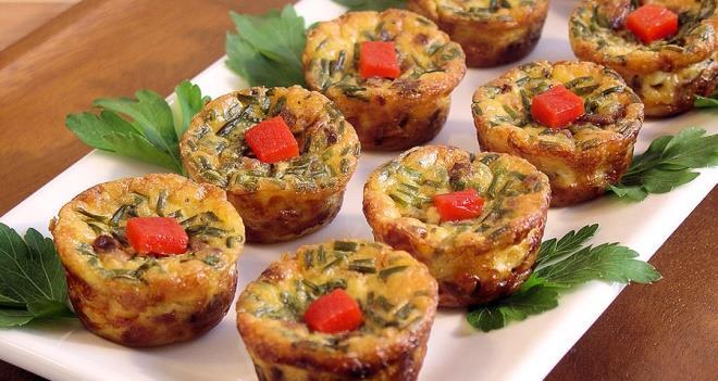Hors D Oeuvres Assorted Mini Quiche (Bacon,