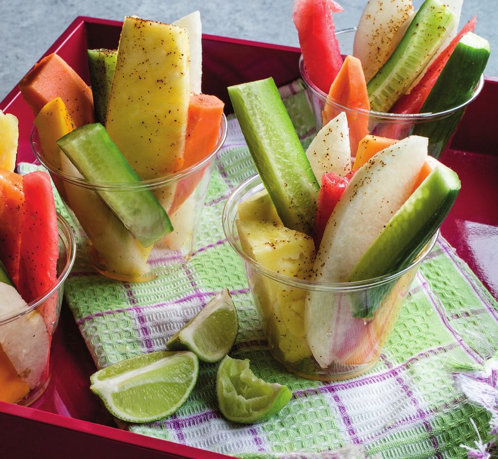 Pico de Gallo Fruit Salad This is a classic Mexican dish that might sound strange: Spears of fruit with chili powder? And salt? All we can say, as we ve said so many times before, is try it and see!
