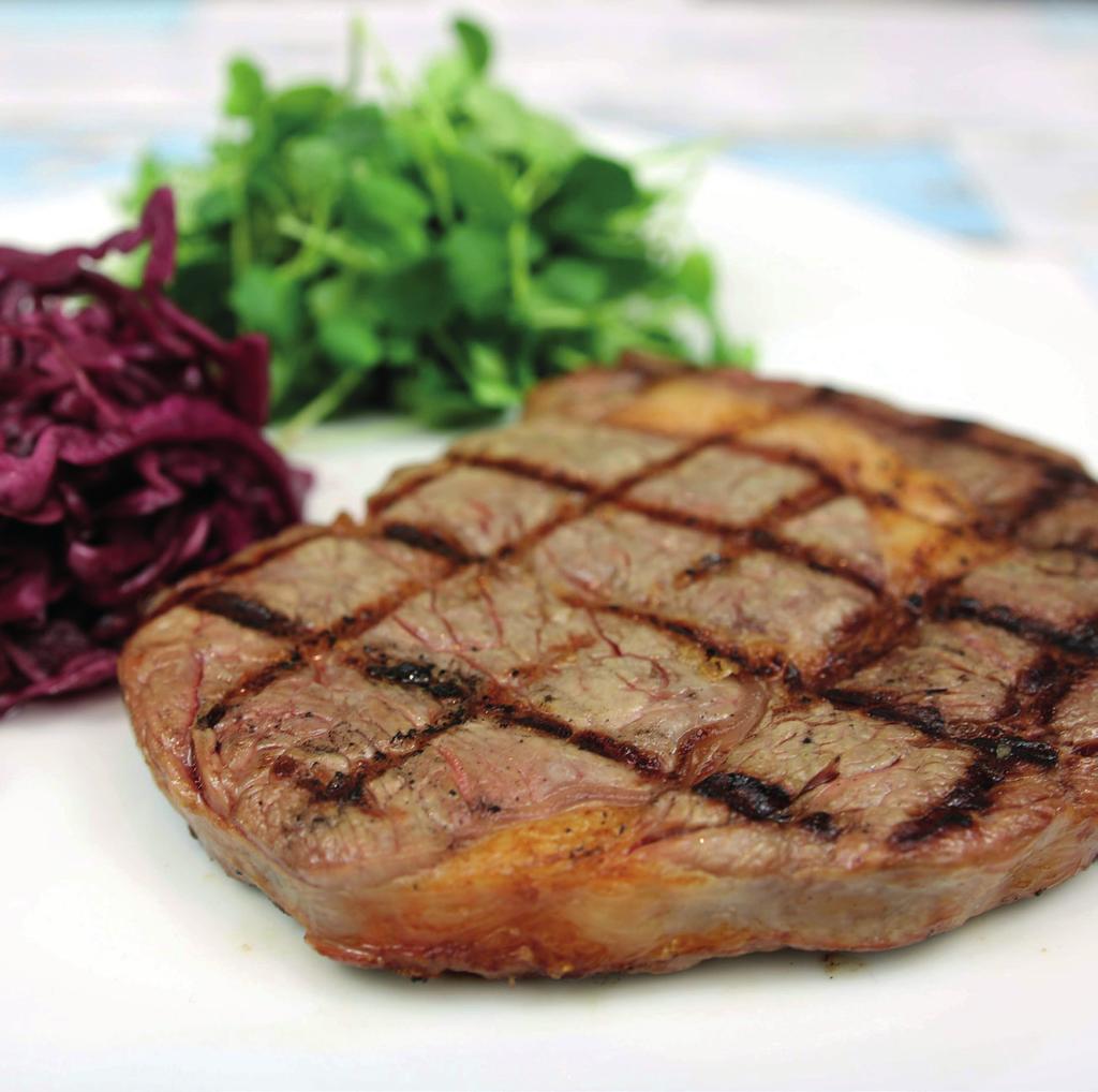 Ribeye with Watercress and pickled cabbage Dairy Free Grain Free Paleo Lower Sugar Low